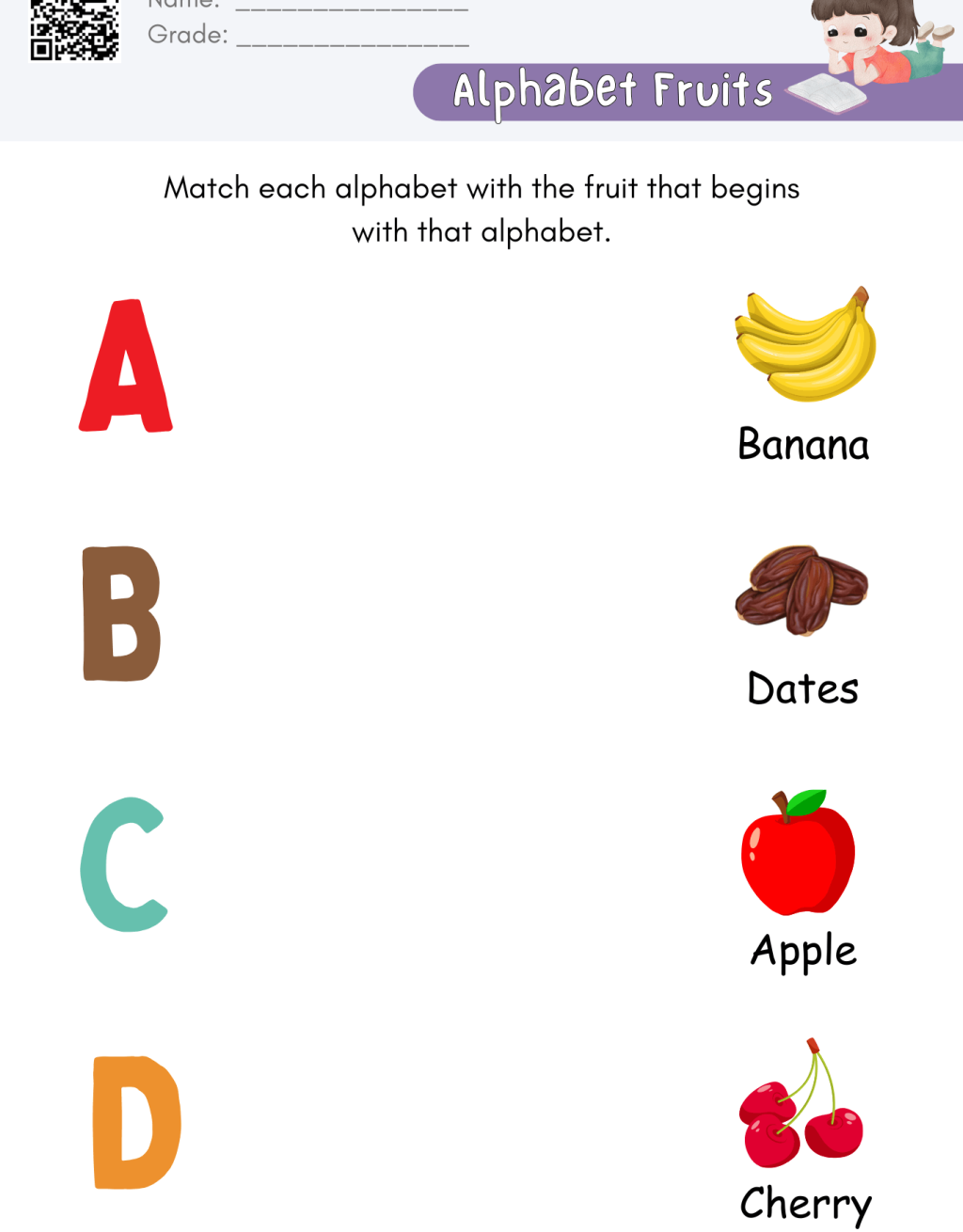 alphabet-fruits-matching-worksheet-for-preschool-1